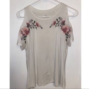 Short Sleeve/ Shoulder Cut Outs